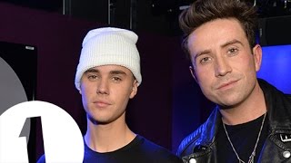 Justin Bieber chats to Nick Grimshaw on Radio 1