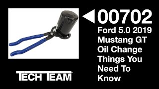 Ford 5 0 2019 Mustang GT Oil Change Things You Need To Know by TechTeam 764 views 1 year ago 15 minutes