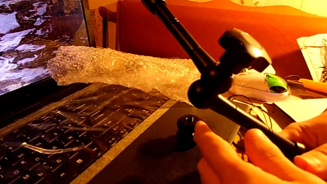 распаковка маленького \"вспомогательного\" штатива - YouTube