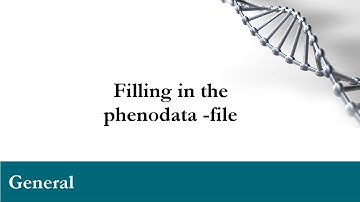 Describing samples with phenodata editor in Chipster
