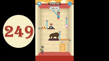 Rescue Cut Level 249 [2021] [HD] rescue cut rope puzzle