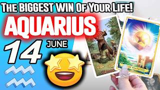 Aquarius ♒IT’S COMING!👀The BIGGEST WIN Of Your Life!💰🆙 horoscope for today JUNE 14 2026 ♒ #aquarius