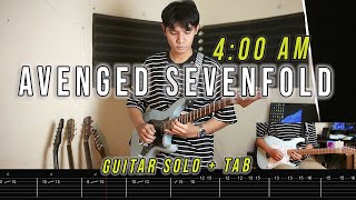 Avenged Sevenfold  400 Am Guitar Solo  Tab