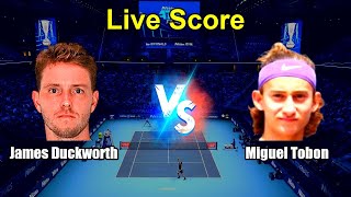James Duckworth vs Miguel Tobon Live Score - ATP Challenger San Luis Potosi, Mexico Men Singles