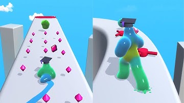 Blob Runner 3D - Level 52-63 Gameplay Walkthrough Android/IOS