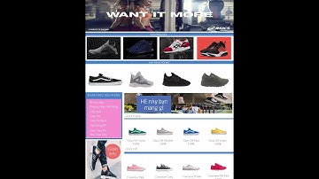 [Bài 8 - Website Shop Giầy] Hướng dẫn Thiết kế giao diện website đẹp bằng HTML5 và CSS3