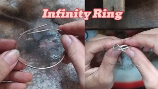 Remake The Infinity Ring || How to make silver jewelry || Silver Ring Making