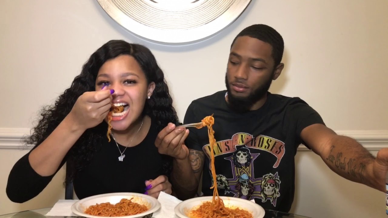 2X SPICY NOODLE CHALLENGE !!! - YouTube