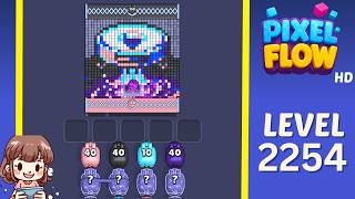 Pixel Flow Level 2254 Solution Walkthrough