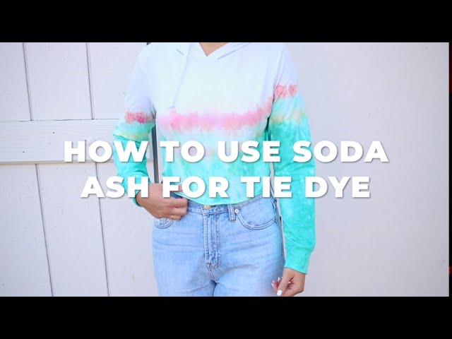 How to Make Soda Ash for Tie Dye