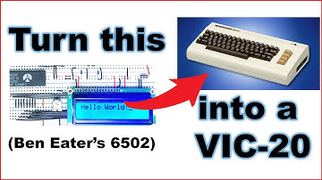VIC-20 Build from a breadboard 6502