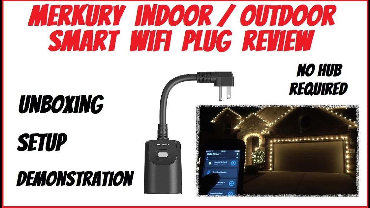 Outdoor Smart Plug - Unboxing Setup and Review GE Cync smart plug 
