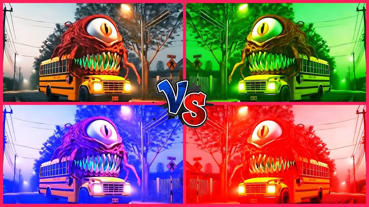 🚌SCHOOL BUS EATER🎶CoffinDance Song