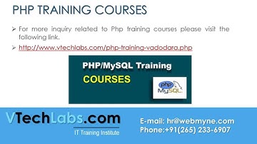 PHP Training Company in Vadodara, Live PHP Project Training