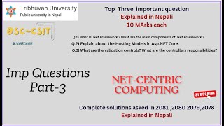 Net centric Computing Important question-2082 || Part-3 #bsccsit #6thsemester