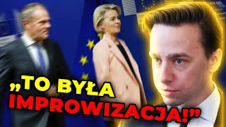 Bosak skomentował słowa Tuska i von der Leyen. 