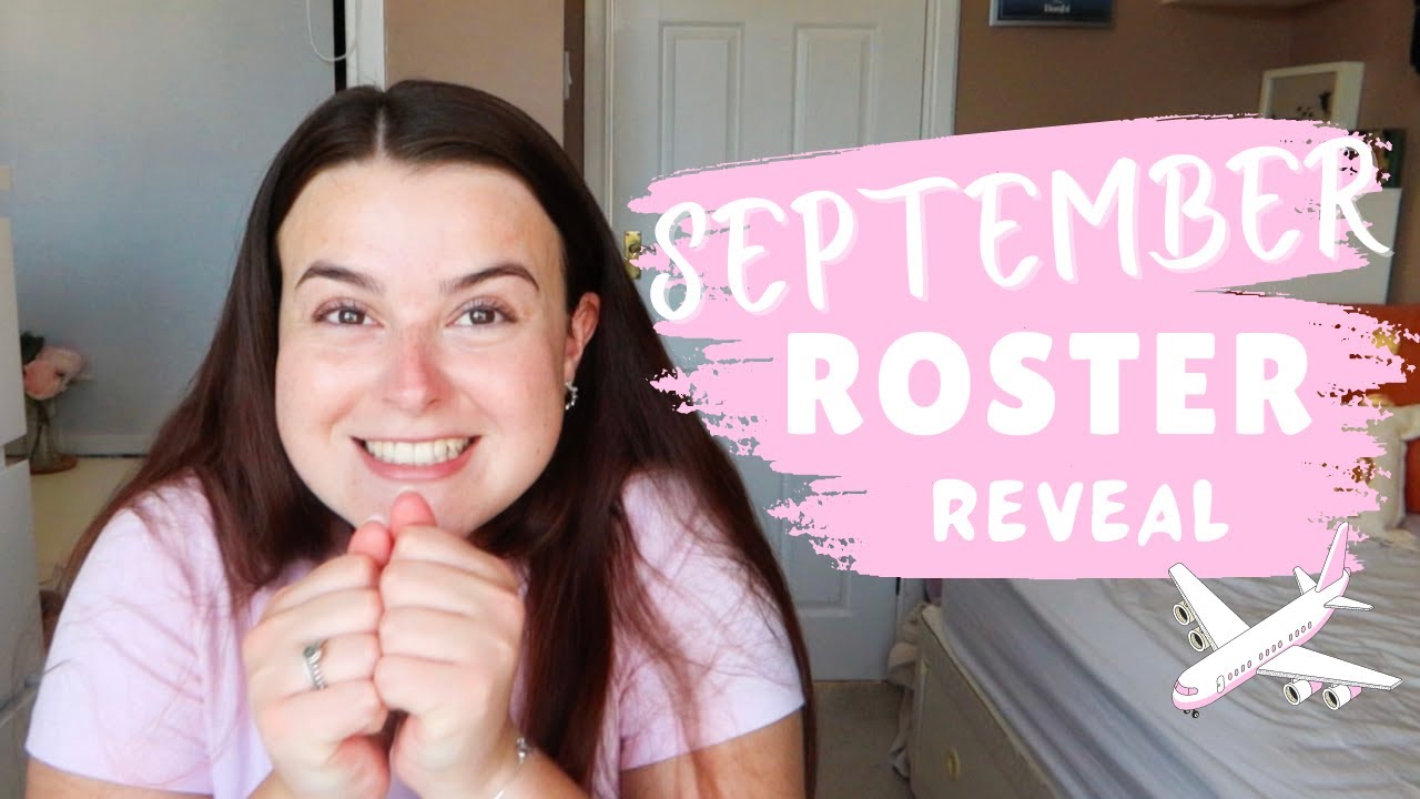 SEPTEMBER ROSTER REVEAL! | My Upcoming Roster & Travel Plans! - YouTube
