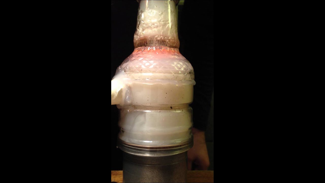 Close Up of Homemade Showerhead Bong