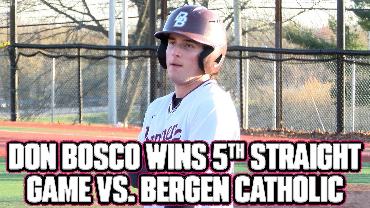Don Bosco Prep 8 Bergen Catholic 2 | HS Baseball | Ironmen Win Fifth Straight vs. Rival!