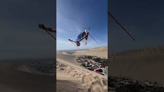 Massive SAND DUNE Backflip on Skis! 🤙🔥