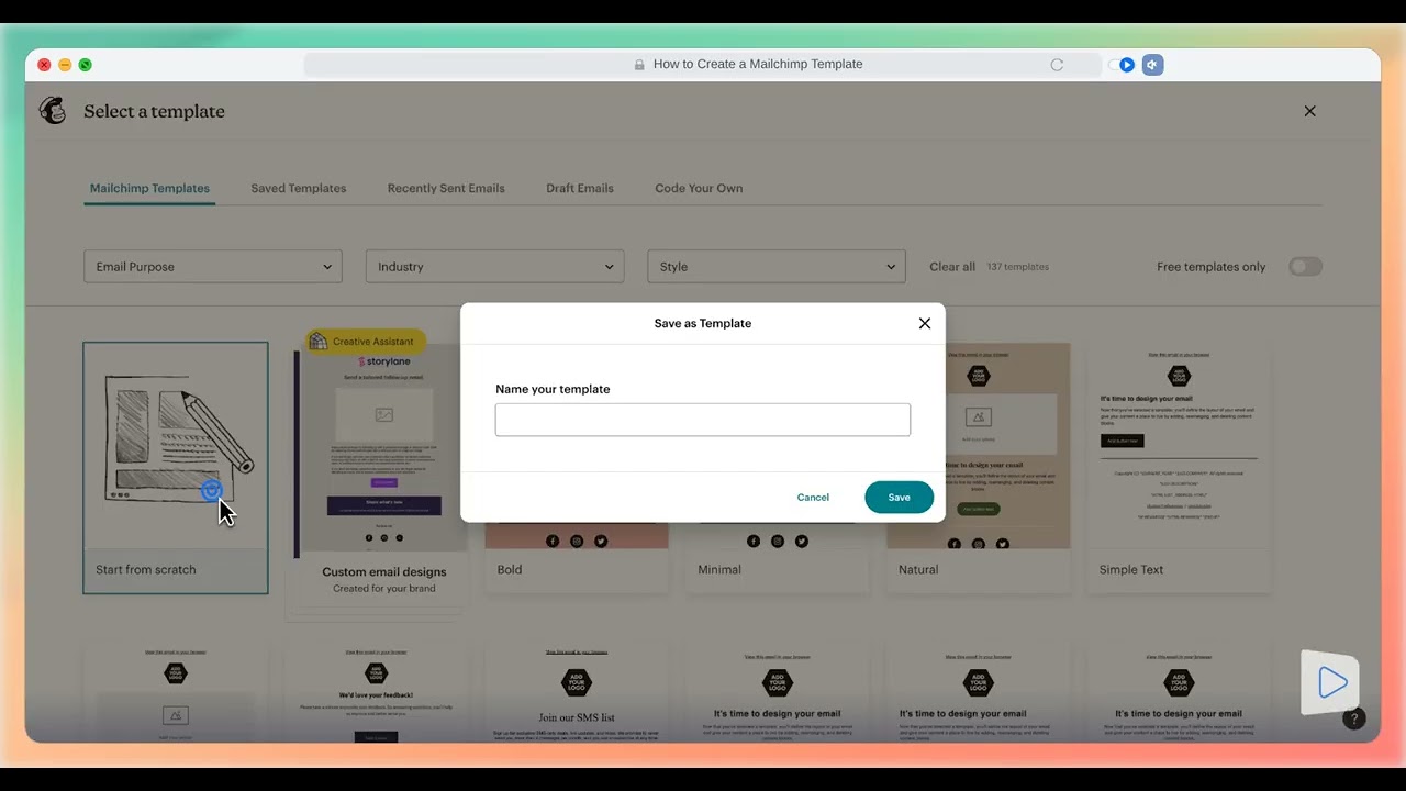 How to Create a Mailchimp Email Template Step-by-Step