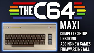 TheC64 Maxi - Retro Games Ltd Unboxing and Setup Guide #thec64 #c64maxi #c64