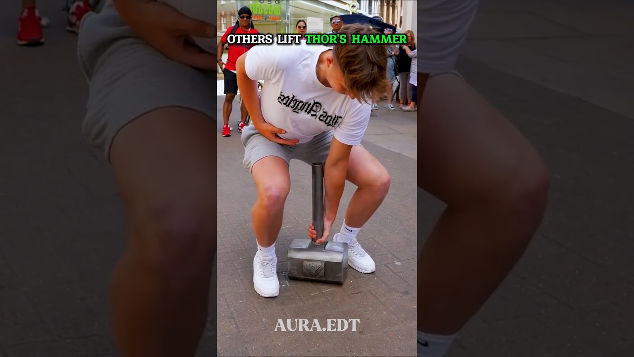 The Last Thor Hammer Lift Was Insane ☠️ #edit #thor #reaction #trollface #power