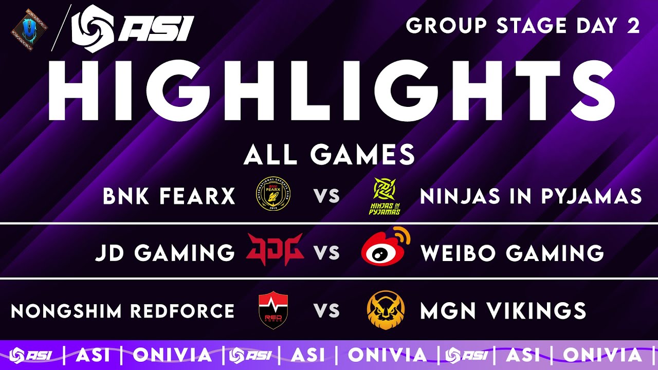 Asia Highlights ALL GAMES Day 2 Asia Invitational 2025 YouTube
