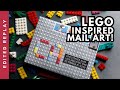  edited replay  lego inspired envelope custom mail art  lego