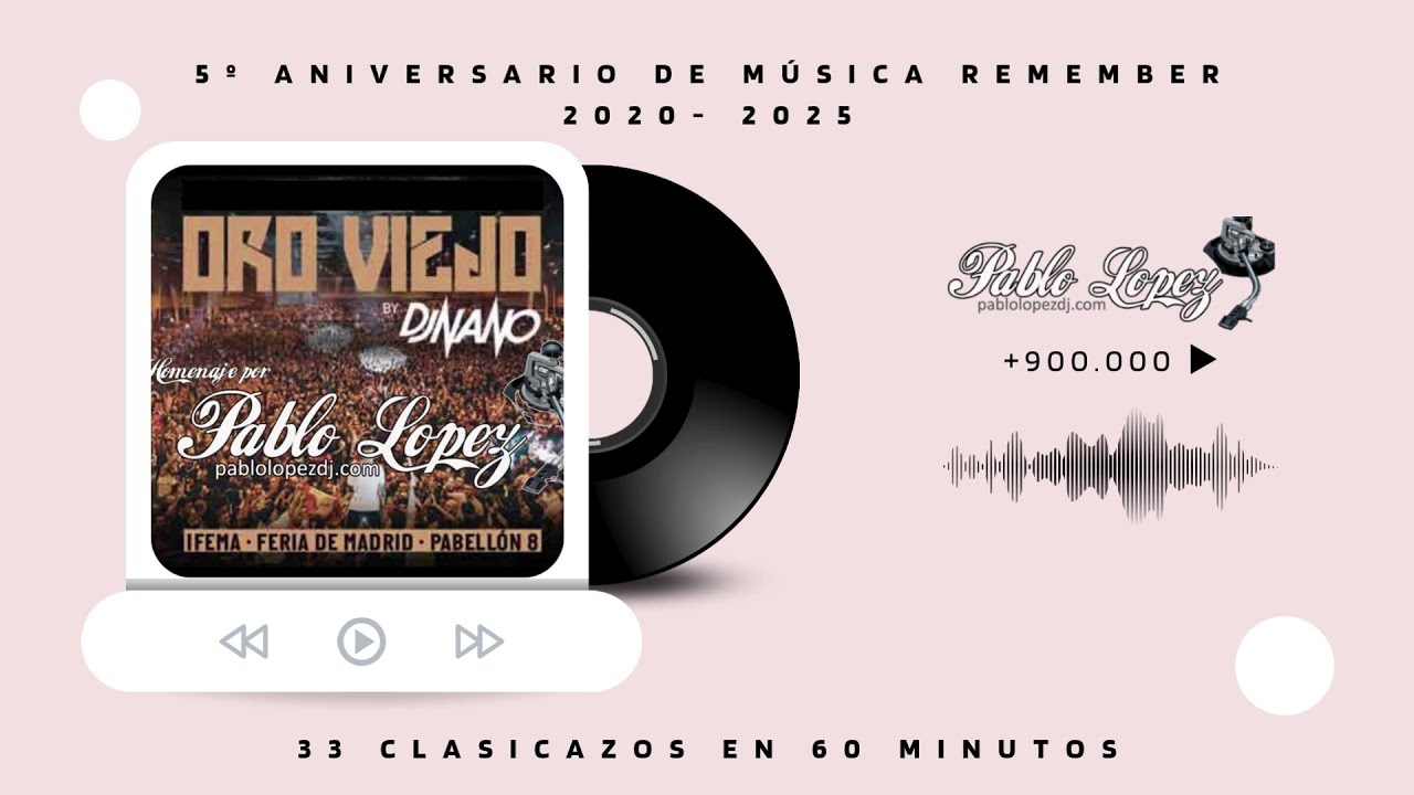 5ª Aniversario de mi canal REMEMBER 2020-2025 - 33 temazos en 60 minutos 