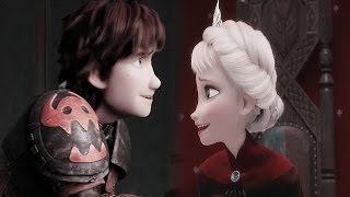 ❅ Elsa✗Jack Frost (ft. Hiccup) | Lost Memories