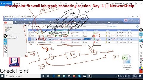 Checkpoint firewall lab troubleshooting - session  Day- 1 || NetworKHelp