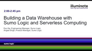 Famous Building a Data Warehouse with Sumo Logic and Serverless Computing Net Worth