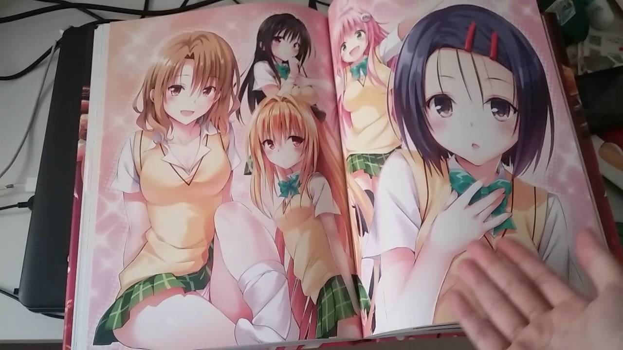 To Love Ru Darkness Artbook Harem Gold Muestra Comentarios Youtube
