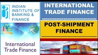 Chapter 10- Post shipment finance
