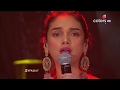 Aditi rao hydari singing live  vaan varuvaan  iifa rocks 2017  arrahman  kaatru veliyidai 