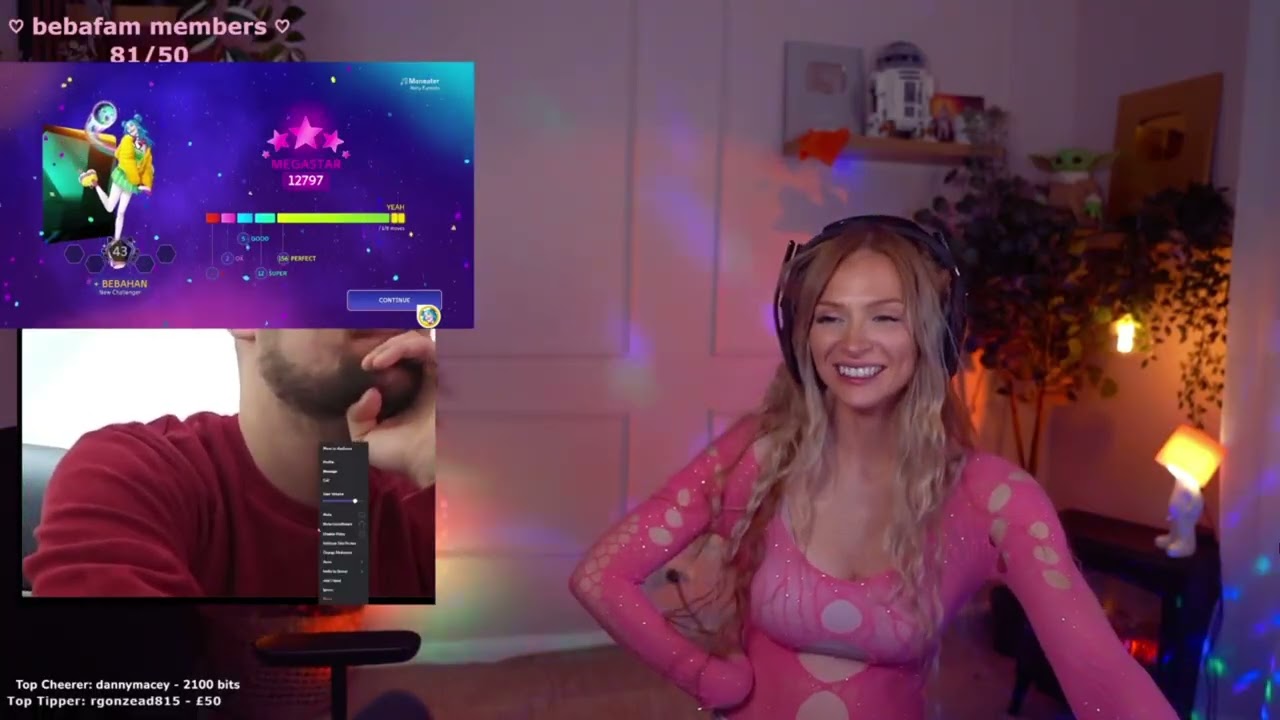 Bebahan dancing to Maneater