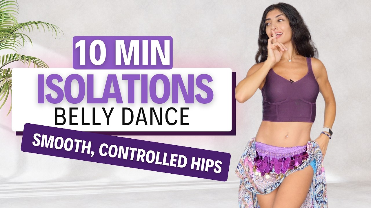10 Min Belly Dance ISOLATIONS Workout | Move Your Hips Like a Pro (Drum Solo Ready!) 🔥