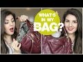WHAT S IN MY BAG Rebecca Minkoff Cupid Satchel Review