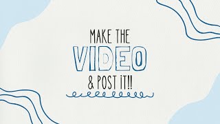 Want to be a YouTube creator??  Well, you need to post!!!