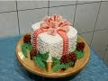 УКРАШЕНИЕ ТОРТОВ , ТОРТ К НОВОМУ ГОДУ  "ПОДАРОК", cake decoration