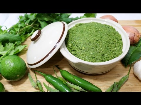 Thai Green Curry Paste น้ำพริกแกงเขียวหวาน - Episode 72