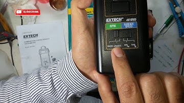 How to measure & check Motor RPM with Tachometer practically...