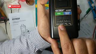 How to measure & check Motor RPM with Tachometer practically