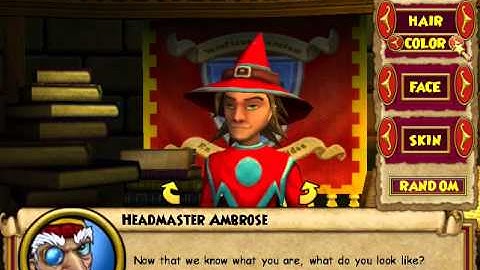 Wizard101: Customizing a Character