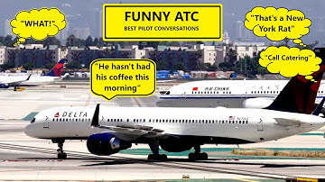 Beste grappigste gesprekken met piloten over luchtverkeersleiding ATC-piloten