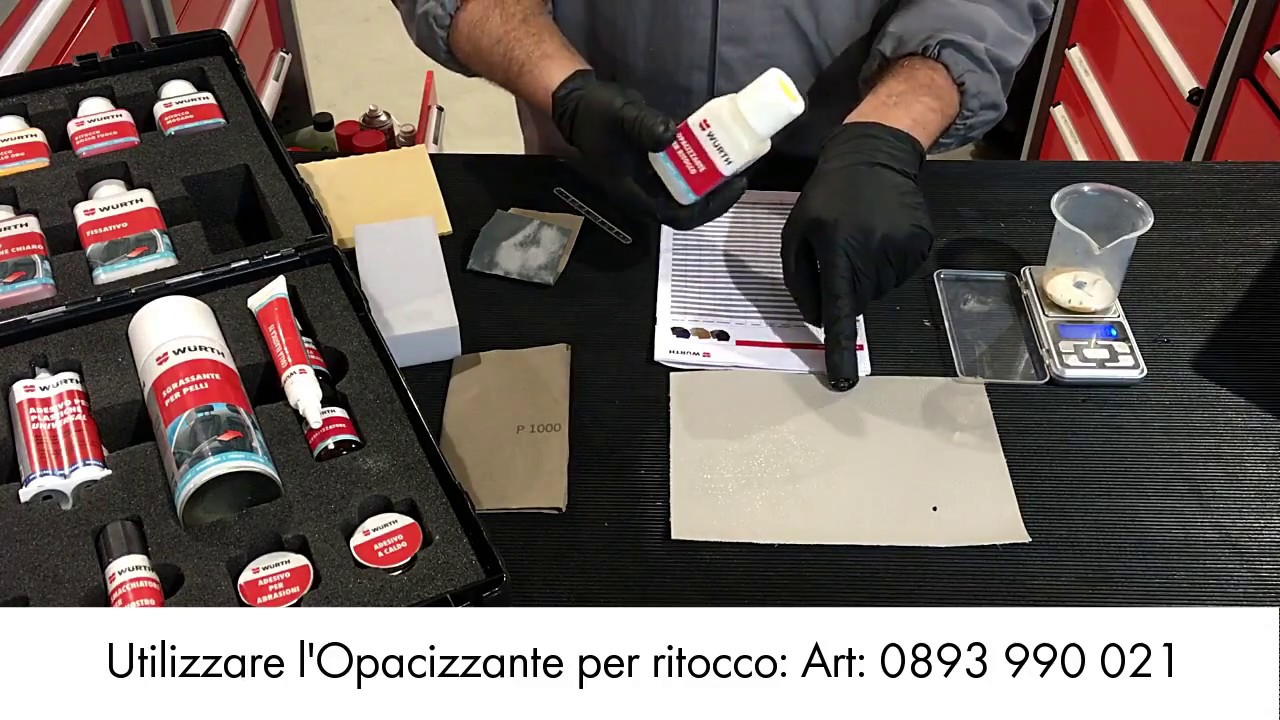 Kit per il ripristino degli interni in pelle dell'auto Recovering