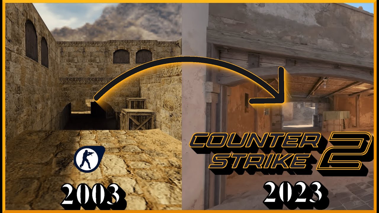 Эволюция Counter Strike 1999-2023 - Counter Strike Then and Now