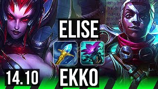 ELISE vs EKKO (JGL) | 75% winrate, 11/2/11, Legendary | EUW Master | 14.10