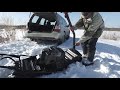 Замена мотобуксировщика для зимней рыбалки - мотосноуборд SNIKE